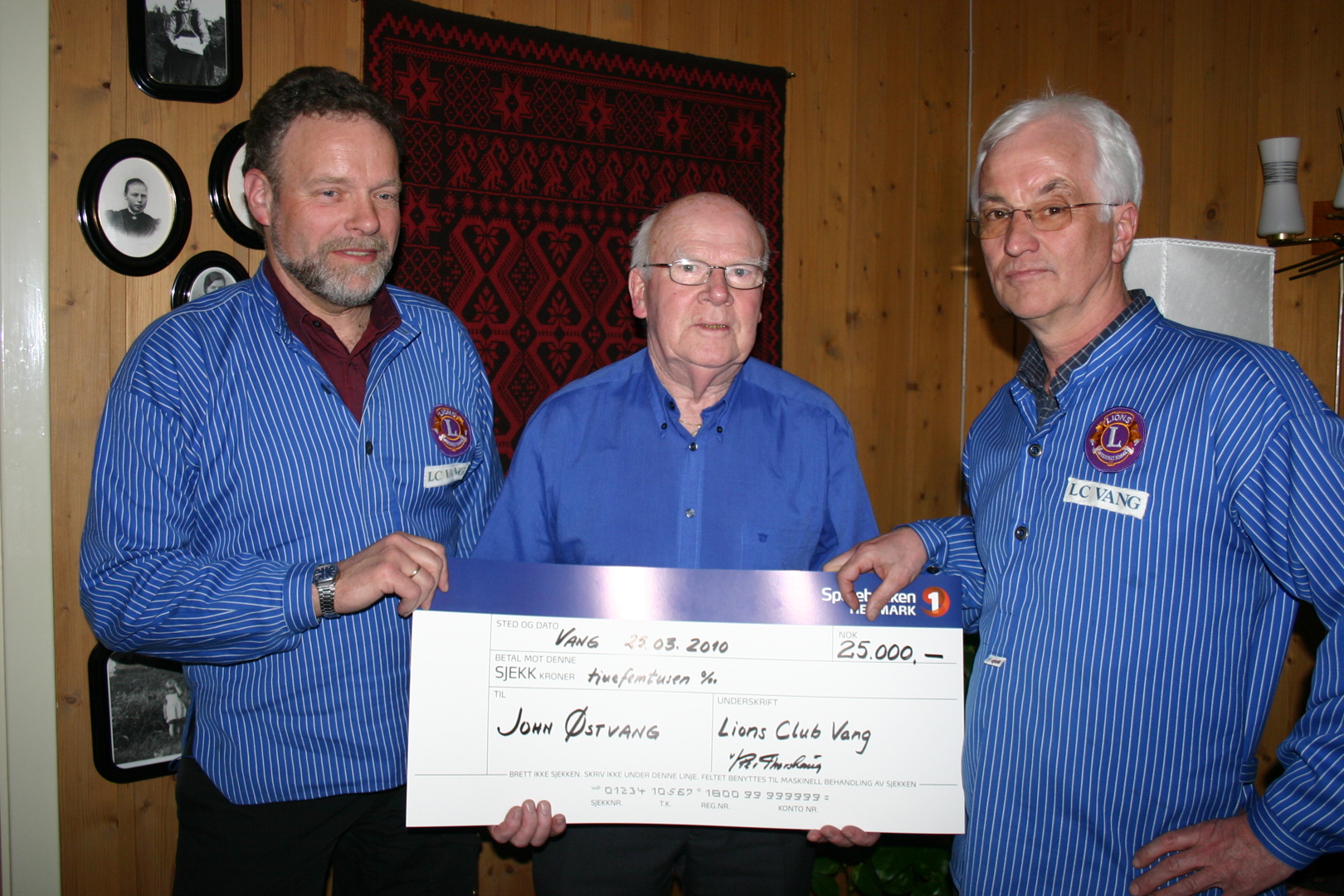 Ærespris John Østvang 2011